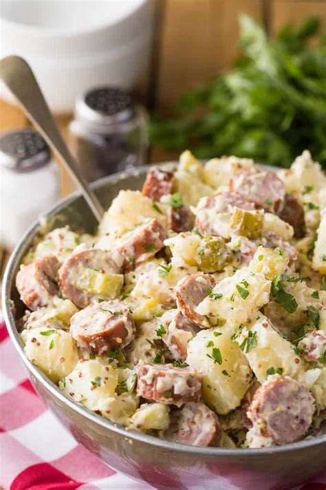 German Sausage And Potato Salad Simply Stacie