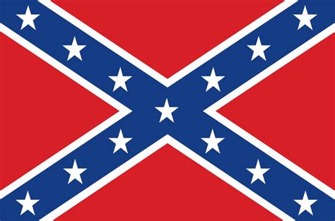 Rebel Flag Civil War Decal 3 X 5