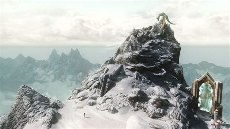 Fond Décran Neige Hiver Dragon The Elder Scrolls V Skyrim Alpes