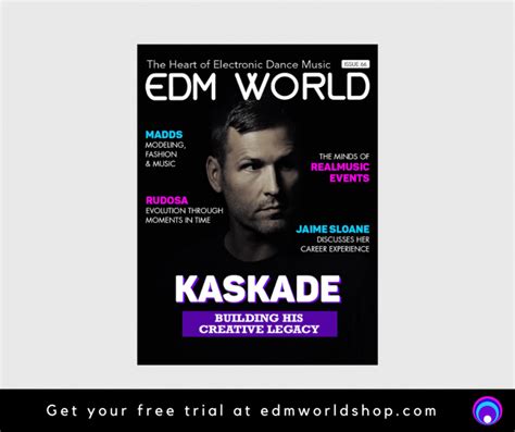 Issue 66 Of Edm World Magazine Is Live See Whos Inside