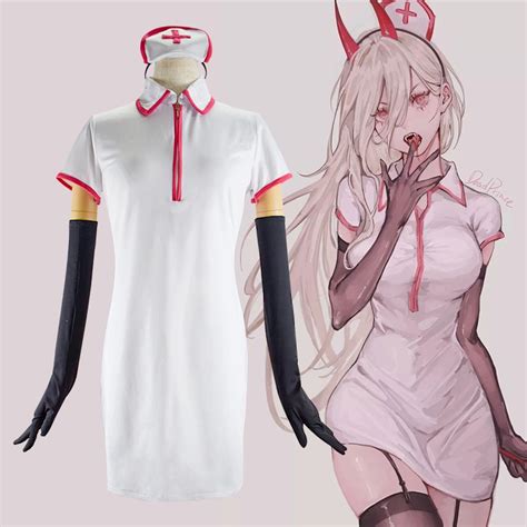 Anime Motosierra Hombre Makima Cosplay Disfraz Mujeres Sexy Vestido