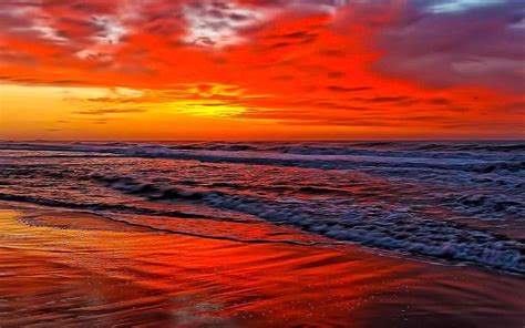 Flaming Red Sunset Unknown Spot S5 Wallpaper Sunset Wallpaper