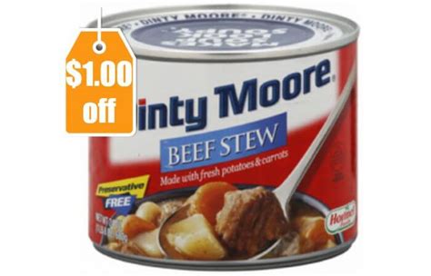 Recipes, anecdotes, and secret, savory, guilty pleasures! New $1/2 Dinty Moore Beef Stew + Deals at Walmart, ShopRite & More!Living Rich With Coupons®
