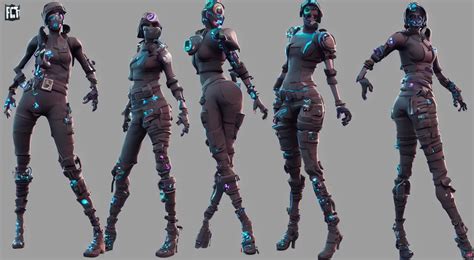 Fortnite Skin Models Cyberpunk Style Concept Art Skin Stable Diffusion