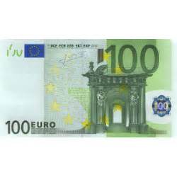 One hundred euro note <100 euro note>curr.eu. Spende für die Aktion Aufwind