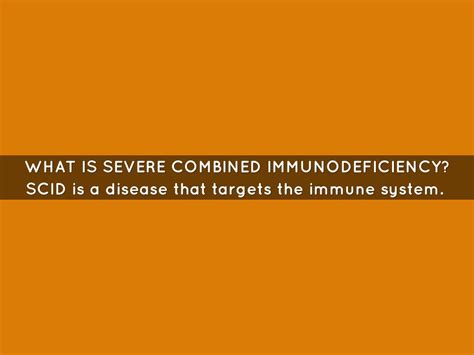 Severe Combined Immunodeficiency Scid By Brownelizabe