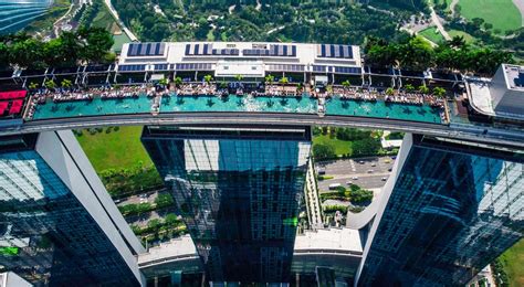 Infinity Pool Attractions In Singapore Marina Bay Sands