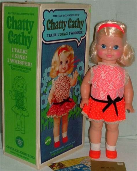 Mattel 1969 Chatty Cathy Talking Doll 1970s Dolls 1960s Toys Mattel