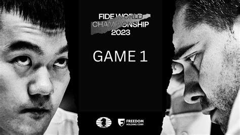 Fide World Championship Match Game 1 Youtube