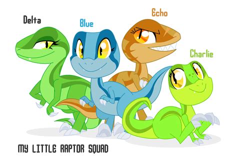 My Little Raptor Squad By Strixmoonwing On Deviantart