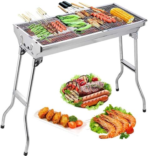 Buy Uten Barbecue Grill Stainless Steel Bbq Charcoal Grill Smoker