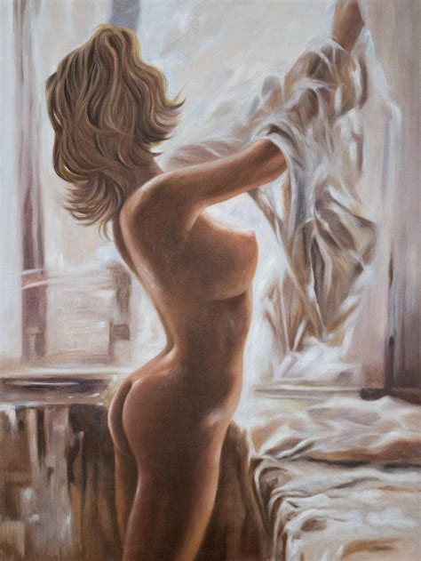 Large Wall Art Naked Woman Painting Nude Sexy Women Naked Wall My XXX Hot Girl