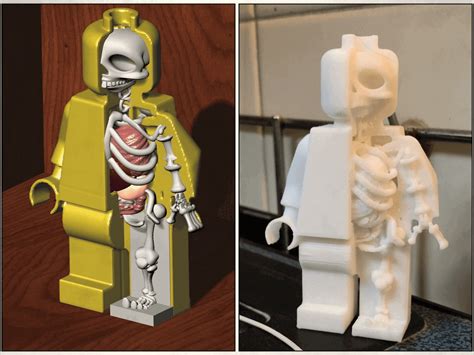 Image Of 3d Print Lego Lego Man Anatomy Lego Man Lego 3d Man Anatomy