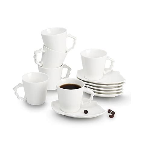 Sweejar Porcelain Ceramics Italian Turkish Mini Espresso Coffee Cups