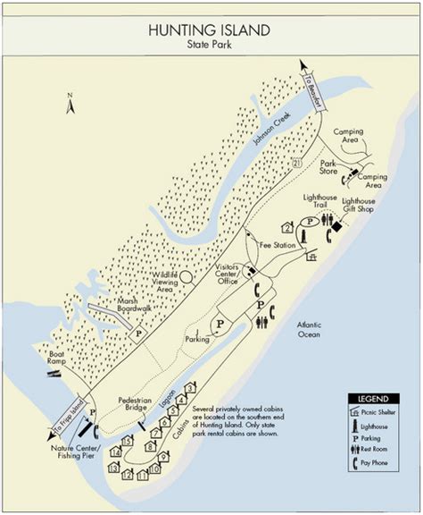 Hunting Island Campground Map Zoning Map