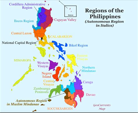 Base Maps Of The Philippines And Linguisticregional Controversies In The