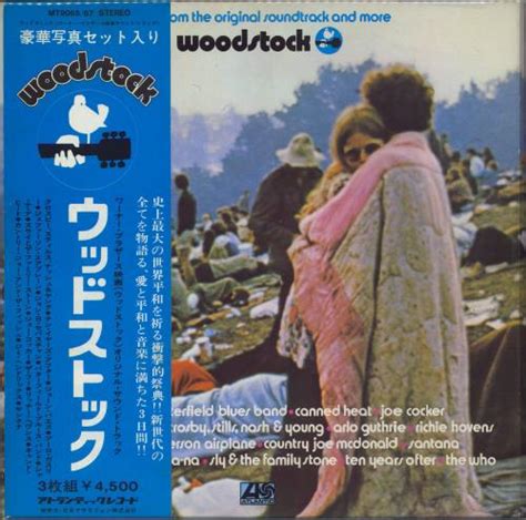 Woodstock Woodstock Obi Japanese 3 Lp Vinyl Record Set Triple Lp Album 416403