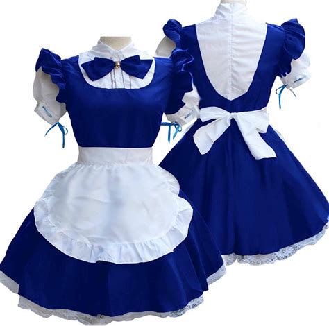 buy spritumn home maid costume anime cosplay costume french maid fancy dress black short sleeve