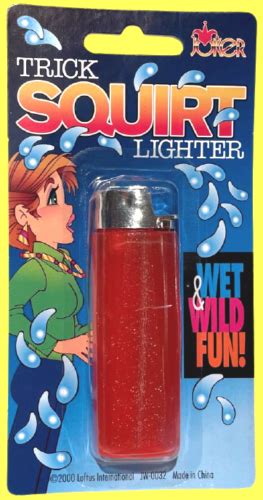Trick Squirt Lighter Squirting Water Joke Cigar Smoker Prank Gag Fake Bic Shoots Ebay