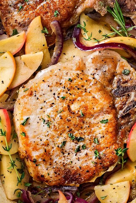 Today i'm bringing you 15 of the most incredibly delicious and easy boneless pork chop recipes! One Pan Pork Chops with Apples and Onions | Amazing Fall flavors combine in this one pan, 30 ...
