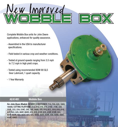 New Improved Wobble Box For John Deere Applications Madison Tractor Blog