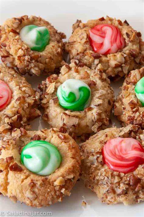 Thumbprint Cookies With Icing A Vintage Holiday Winner