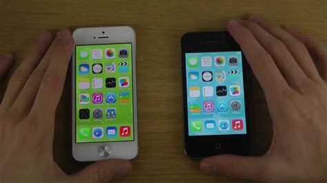 Iphone 5 Ios 7 Gm Vs Iphone 4s Ios 7 Gm Opening Apps Speed Test