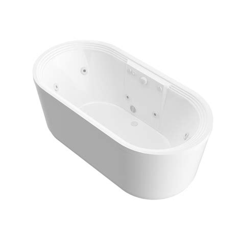 If you are looking to soak severally in a week, then it is important to find a whirlpool tub with additional features. Universal Tubs Pearl 5.6 ft. Acrylic Center Drain ...
