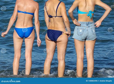 People Sunbathe On The Beach To The Sea Stock Photo Image Of Holiday