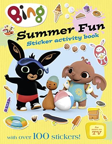 Bings Summer Fun Sticker Activity Book Bing Bings Summer Fun