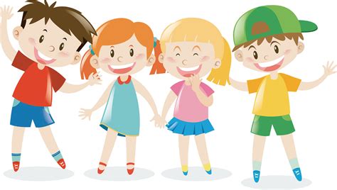 Download Child Clip Art Happy Children Clipart Png Png Image With No