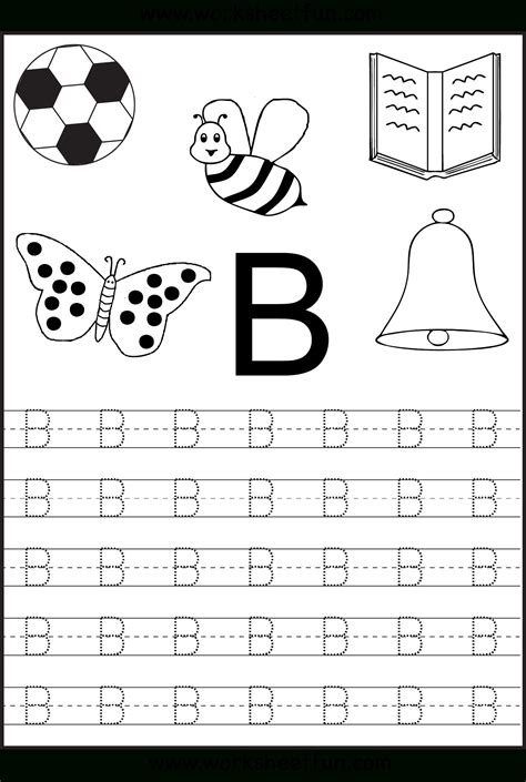 Kindergarten Alphabet Letter Worksheets Free Printables
