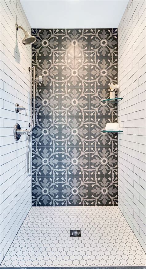 Black And White Bathroom Tile Design Ideas Rispa