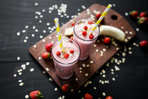 Strawberry And Banana Protein Shake Recipe Kelsey Wells