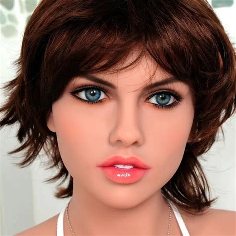 New Wmdoll Head Realistic Silicone Doll Head For Tpe Sex Doll Body Tan In Sex Dolls From Beauty