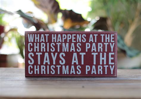 Christmas Party Box Sign By Primitives By Kathy The Weed Patch