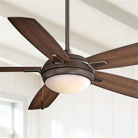 54 Minka Aire Lun Aire Oil Rubbed Bronze Led Ceiling Fan 37x39