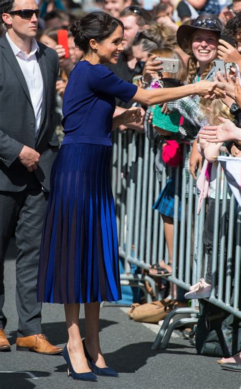 Meghan Markle Ends Royal Tour With A See Through Skirt