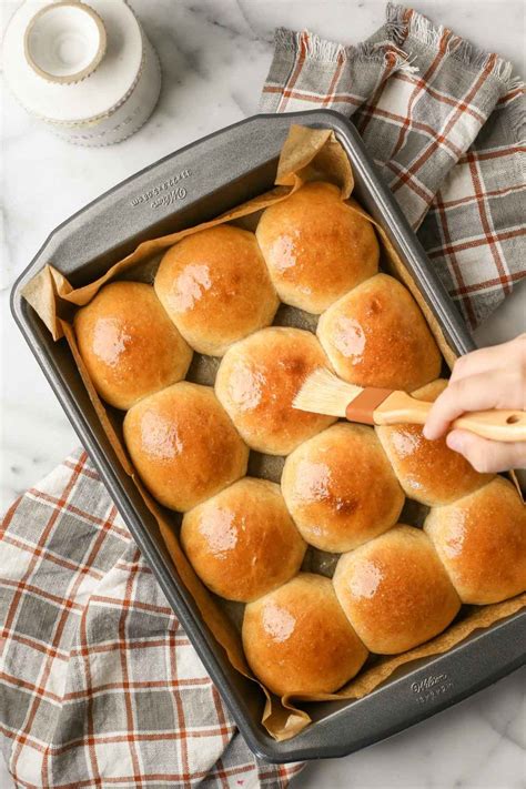 these overnight honey wheat rolls are soft fluffy and perfect for holidays make them the