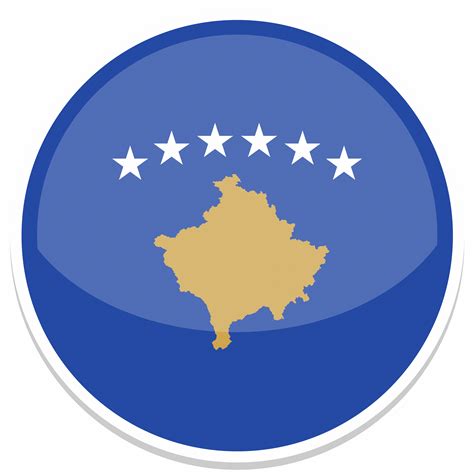 Circle, flags, flag, kosovo, country, world, nation icon - Download on ...