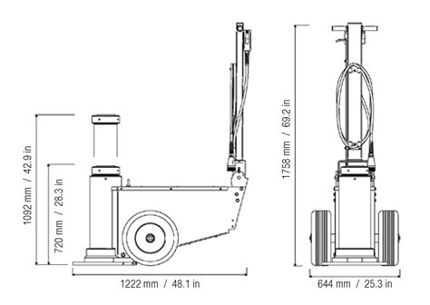 Mammut Heavy Vehicle Jacks M150 72 Mj Hydraulic Pty Ltd