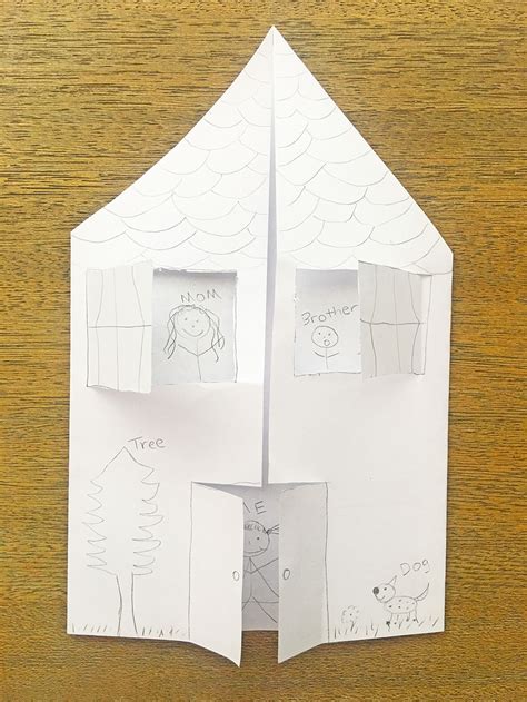 Paper House Craft For Kids