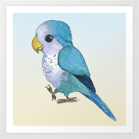How to draw a parrot. Pin by Marianne Hale on Рисунки | Parrots art, Cute animal ...
