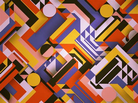Abstract Geometric Illustration Print By Christos On Dribbble