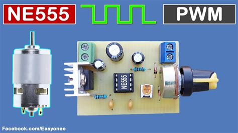 Pwm Dc Motor Speed Controller Using Ne555 Pcb Schematic Youtube