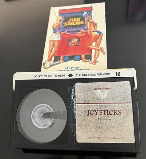 Joy Sticks Beta Not Vhs 80s Edy Rare Cult Classic Vestron Video Ebay