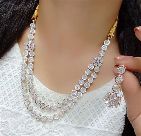 Imitation Jewelry Real Diamond Necklace Jewelry Imitation Jewelry