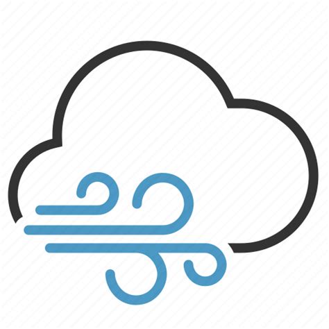 Cloud Cloudy Wind Windy Icon