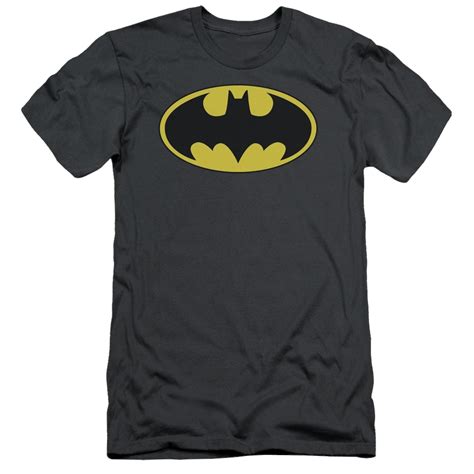 Batman Classic Bat Logo Mens Slim Fit T Shirt Sons Of Gotham