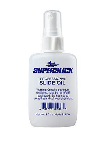 Superslick Professional Slide Oil Treble Bass Music